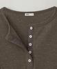 ANOTHER OFFICE WOMEN W. Waffle Henley Shirt (Mild Brown)