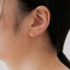 Natural Stone Round Topaz Earrings