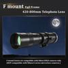 BENOISON Telephoto Lens for Nikon F Manual Focus Zoom Lens for Nikon Compatible with Nikon and D810 Series - 420-800mm Lens, DSLRs, D3500, D850,