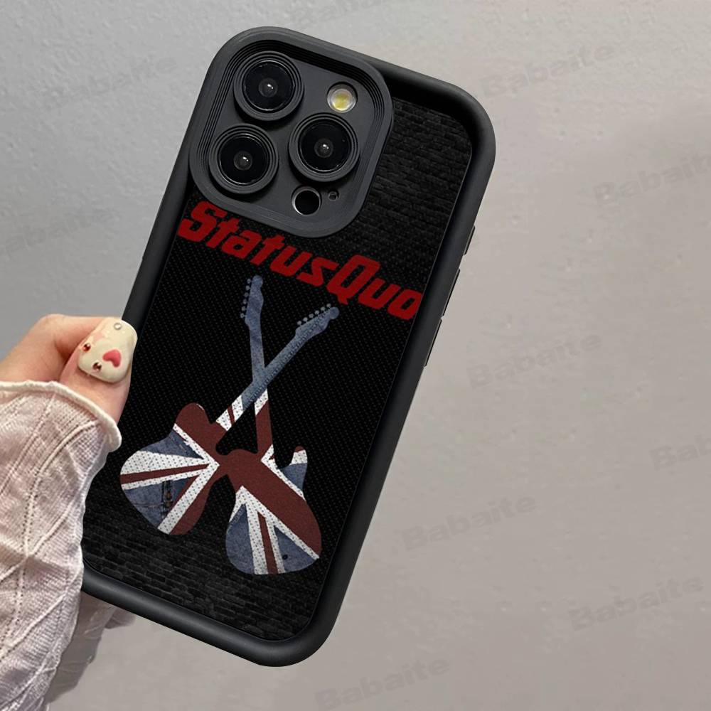 S-STATUS QUO Handyhülle Für IPhone 17 16 15 13 11 12 14 Pro Max Plus Silikon Hülle Schale