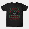 Funny Hockey Ugly Christmas Sweater Party Shirt Made In Australia T-Shirt