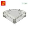 884Pcs/Lot 25269 Tile Round 1x1 Quarter Block Moc Hue Accessories Compatible featuring Brick DIY Children's Plaything Stronge Box