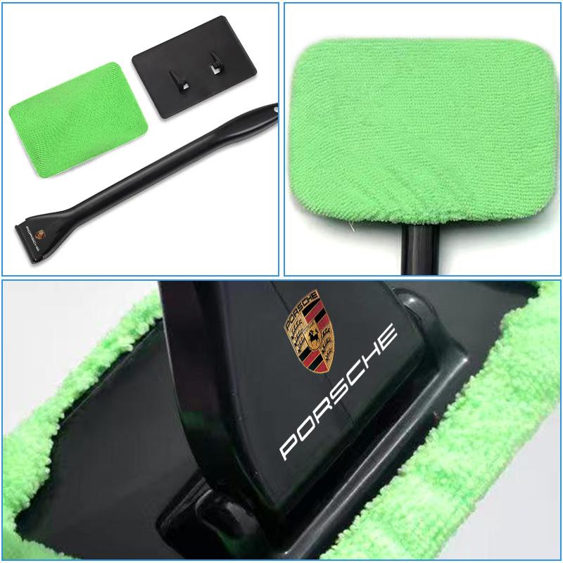 1Pcs Car Window Cleaner Brush Kit Windshield Cleaning Wash Tool For Porsche Boxster Cayenne Panamera Macan Cayman 911 918 996 917 991