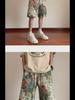 Men's Summer Floral Beach Shorts, American Retro Loose Fit