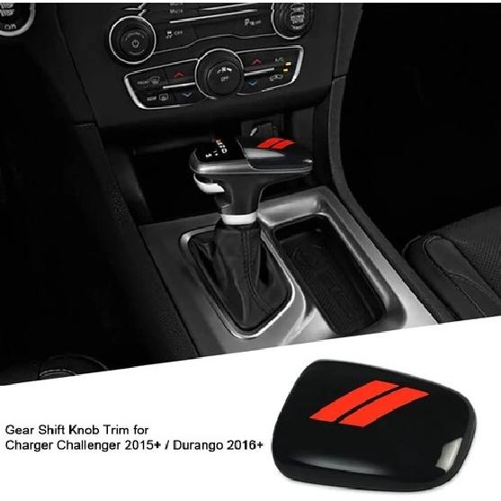 Car Gear Shift Knob Cover Head Trim For Dodge Challenger Charger Accessories