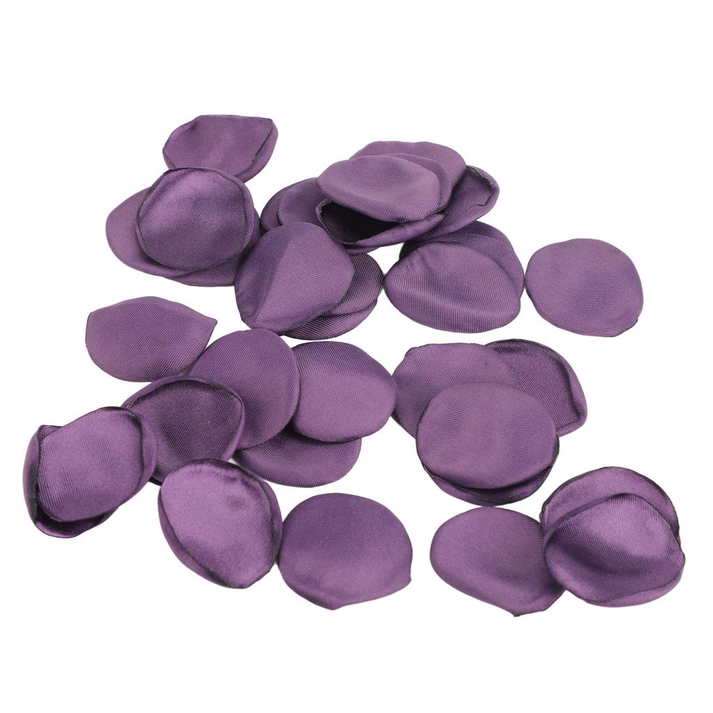 300Pcs Silk Rose Petals High Simulation Purple Handcrafted Flower Girl Scatter Petals for Weddings