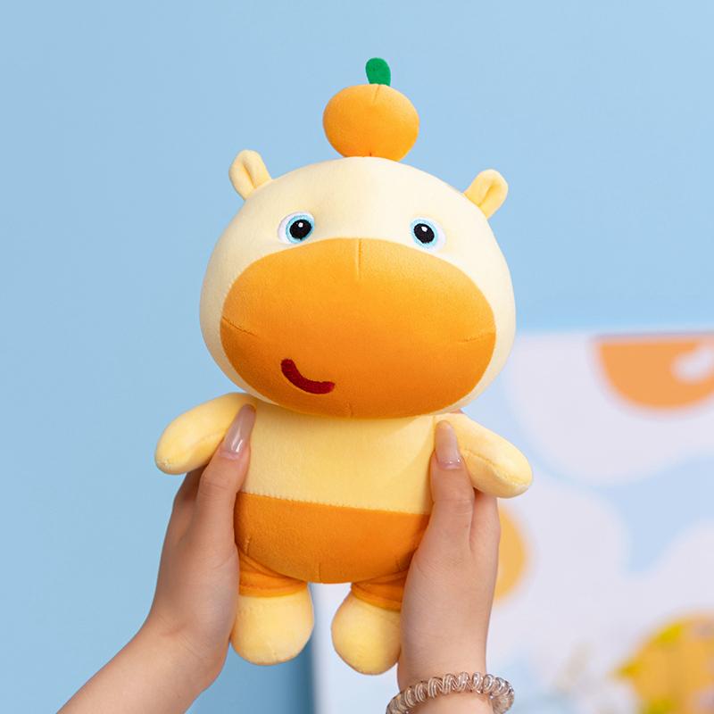 Chubby Lulu Capybara Plush Toys Cozy Funny Cartoon Otter Doll Lovely Cute Room Home Decor Cushion Pillow Children Birthday Gift