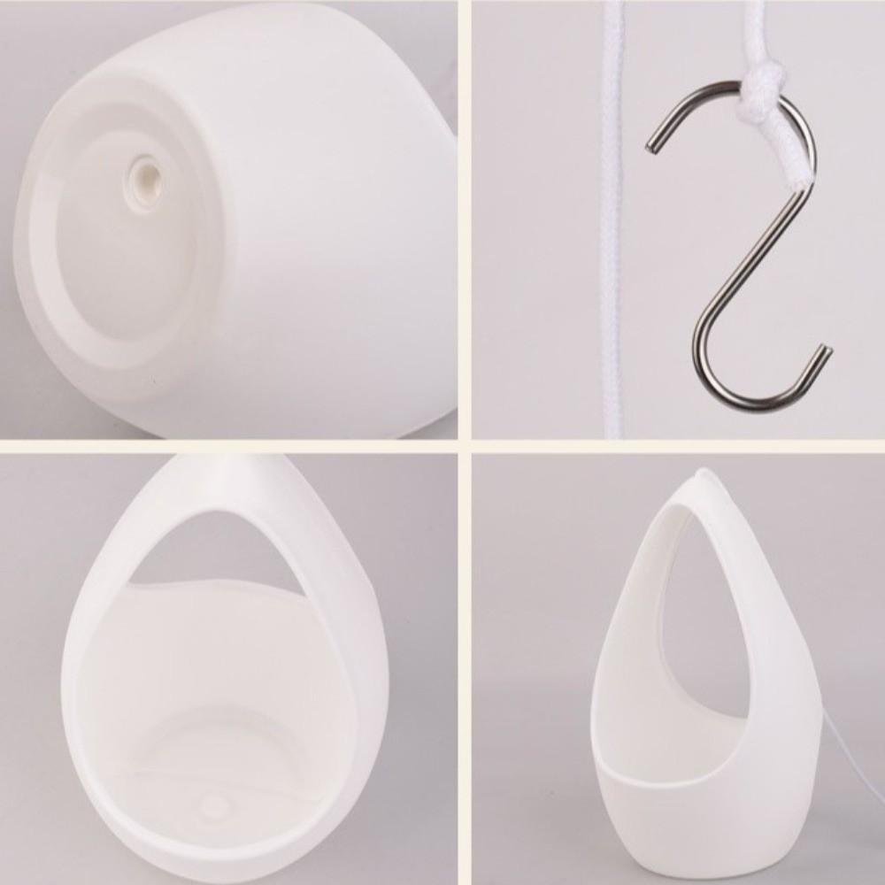 Large Capacity Vertical Planter Basket Chain Hooks Hanging Planter Plant Storage Basket  Balcony