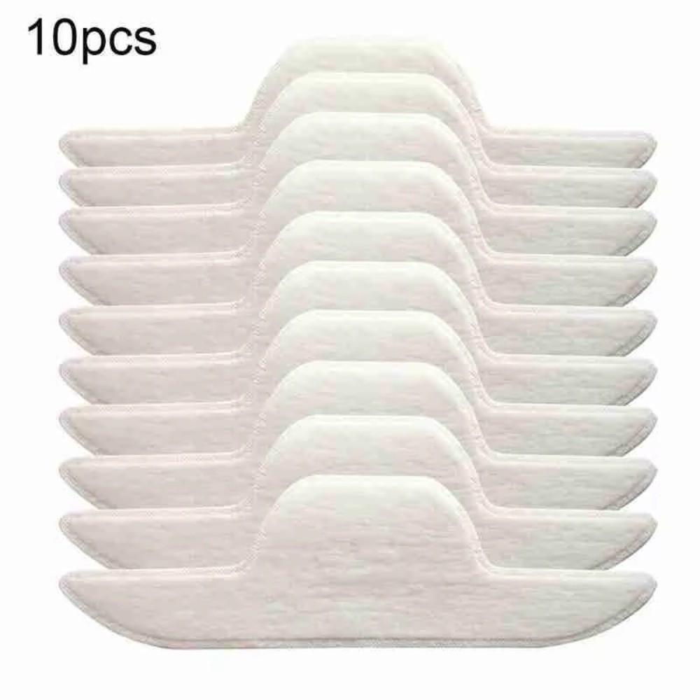 

10Pcs Disposable Collar Sweat Patches Anti Perspiration Collar Sweat Pads Shirt Collar Use White-10pcs