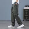 Neue männer Casual Hosen Multi-taschen Arbeit Hosen männer Lose Große Größe Elastische Taille Hosen Außerhalb Große größe Männer der Kleidung