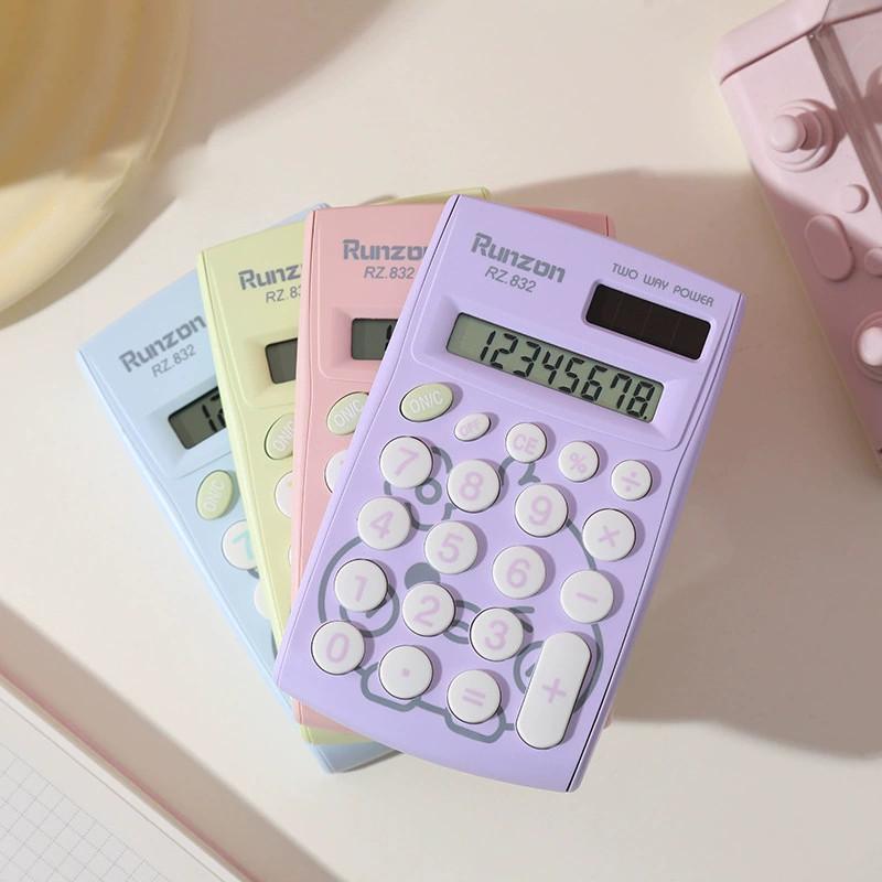 Stylish Portable 8 Digit Calculator In Multiple Colors Perfect For Students And Office Use