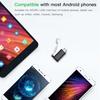 Universal OTG Adapter Type-c To Micro Adapter V8 Aluminum Alloy for Android with Keychain