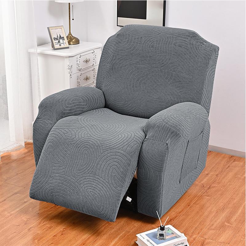 Latest Elastic All-inclusive Chivas Sofa Cover Fingerprint Jacquard Electric Chivas Sofa Cover Lounge Chair Cover Single seat