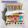 3pcs SPRUNKI5 Cover Set - Personalized Name, HD Printed Bedding with 1 Cover and 2 Pillowcases - Perfect for Home Decor, Easy Care