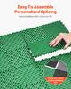 Interlocking Drainage Mat Drainage Cushion 12 X 12 Modular Floor Tile