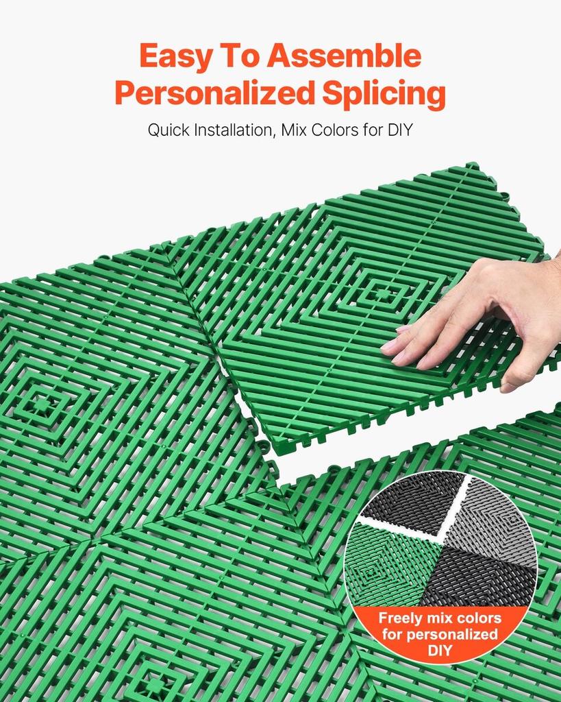Interlocking Drainage Mat Drainage Cushion 12 X 12 Modular Floor Tile