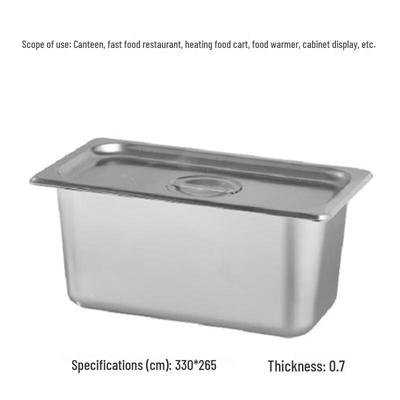 Stainless Steel Food Pans & Lids Set