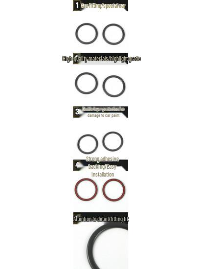 22 e:NS1 Front Panel Air Outlet Sequin Stickers for Car Air Conditioning Vents