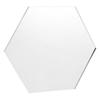 20/50Pcs Hexagonal Acrylics Shape Clear Acrylics Blank 3Inch Hexagonal Slices for Table Number Sign Art Painting