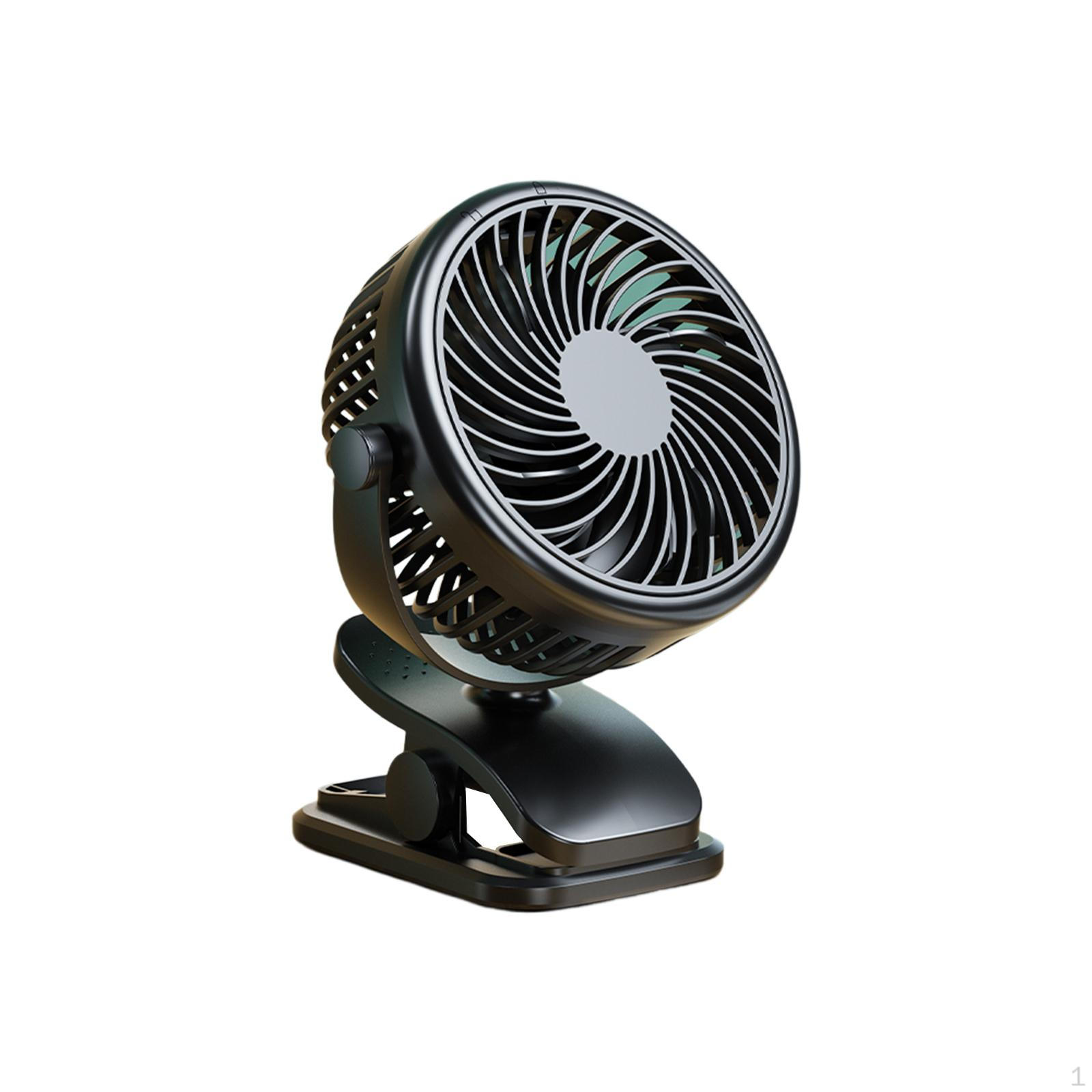 

3 Регулируемый USB Мини Настольный Вентилятор для Ноутбука, Ручной, для Кровати, Общежития, Мощный Охлаждающий Вентилятор, Персональный чёрный