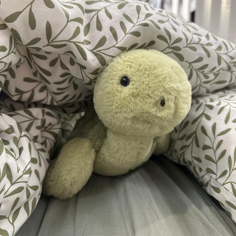 

Tully Little Turtle Plush Toy - Cute Jellycat Doll, Perfect Holiday Gift 30cm зелёный