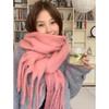Scarf Women's Winter With Classic Plaid Thicken Student Long Shawl Lovers Neck Thicken to Keep Warm