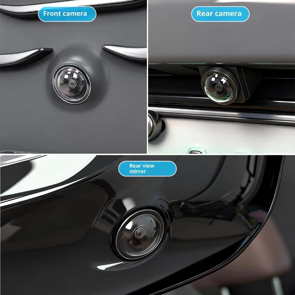 For Honda CR-V UR-V Series Car Camera Protective Cover 360° Panoramic Reverse Lens Guard Scratch-resistant Protective Cover