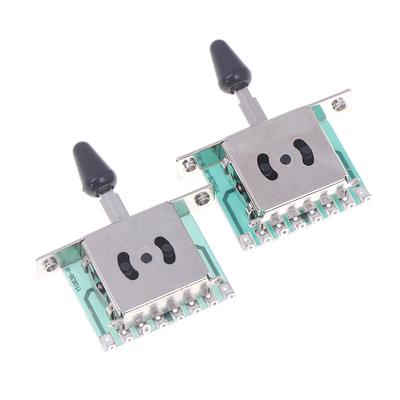 1Pc 3/5 Way 8 Key  Electric Guitar Pickup Selector Toggle Switch With Black Tip Cap Knob For ST SQ Electric Guitar Stamper