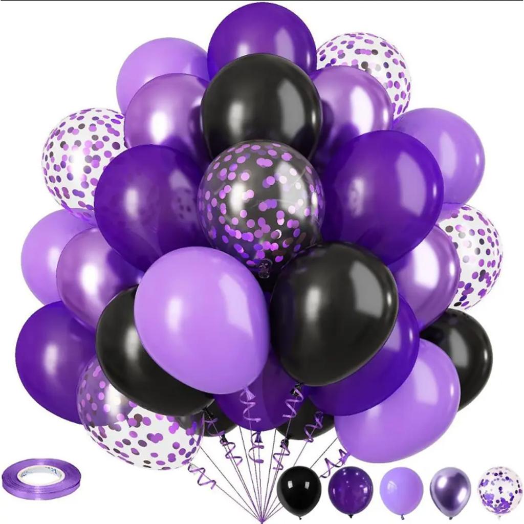 35 Stück Rosa, Grüne und Lila Luftballons Valentinstag Geburtstag Hochzeit Dekoration Jahrestag Geschlechtsenthüllung Bögen Set