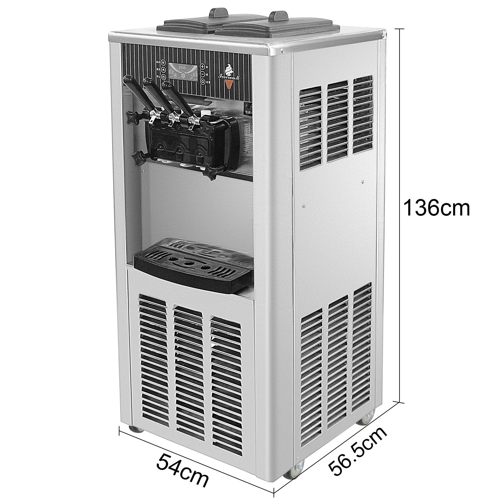 Komerciāla automātiska saldējuma mašīna 2200W 20-28L/5