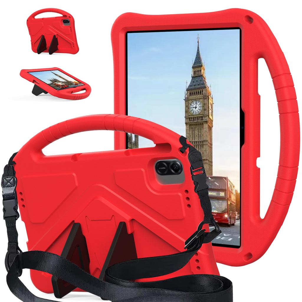Kids Case For Honor Pad X8a 11inch EVA Shockproof Stand Cover with Shoulder Strap Funda Tablet Case For X8a Handheld Shell