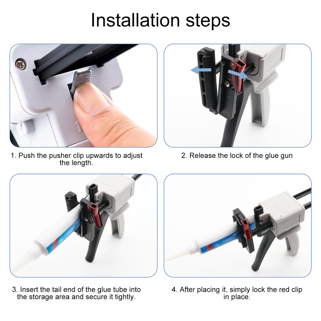 Tube Squeezing Machine Dispenser Glue Gun Universal Manual Glue Gun Extruder for Toothpaste Cream Adhesive