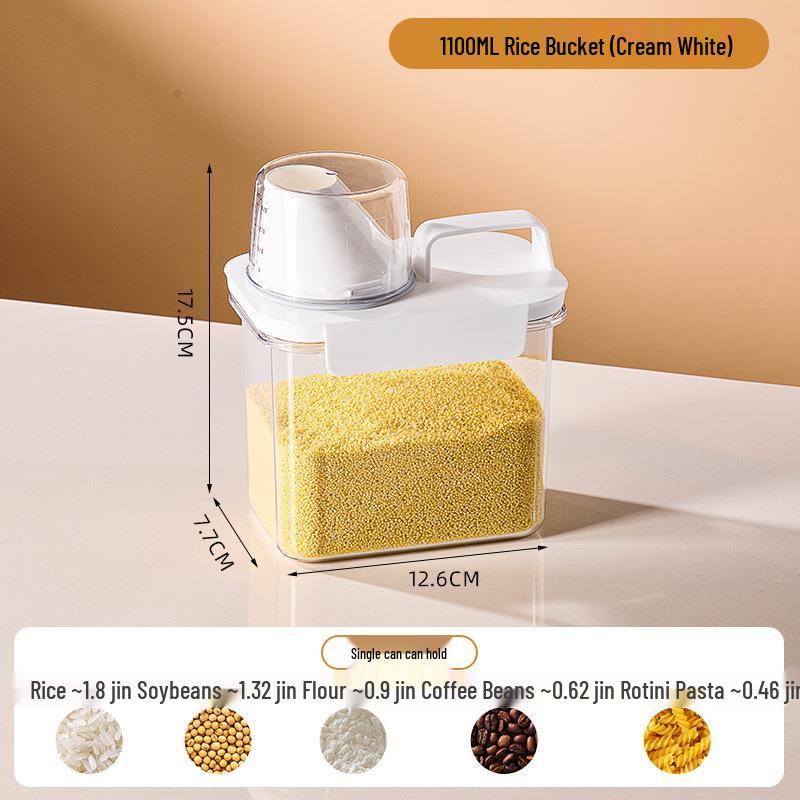 Sealed Rice & Grain Storage Jar: Insect-Proof, Moisture-Proof Container for Home Use