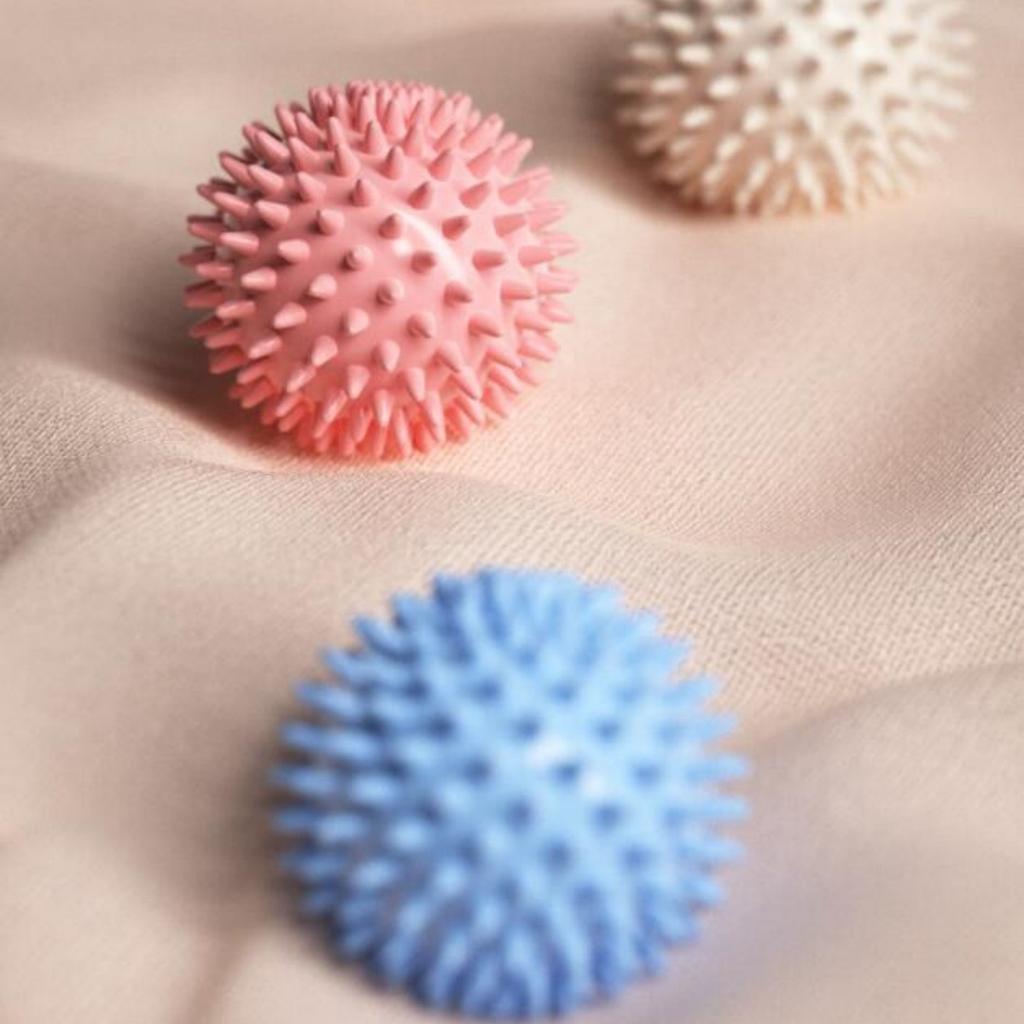 Spiky Massage Balls for Feet, Back, Hands, Muscles - Firm, Medium and Soft Spiked Massager Rollers for Plantar, Exercise