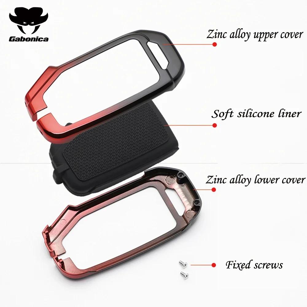 New Zinc Alloy Car Remote Key Case For Kia Sportage Ray Seltos Sorento Soul Telluride Cerato K5 K8 Ceed Forte Niro Smart Keyless