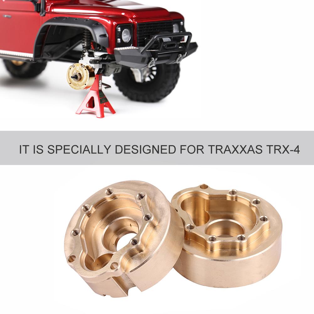 2pcs RC Car Counterweight Balance Weight Portal Drive Housing for Traxxas TRX 4 1:10 Vehicle