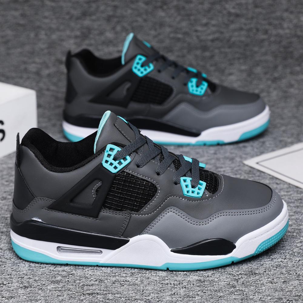 Nuevos zapatos de hombre para jóvenes, zapatillas de baloncesto, talla grande, transpirables, moda, ligeros, cómodos, zapatillas deportivas para correr