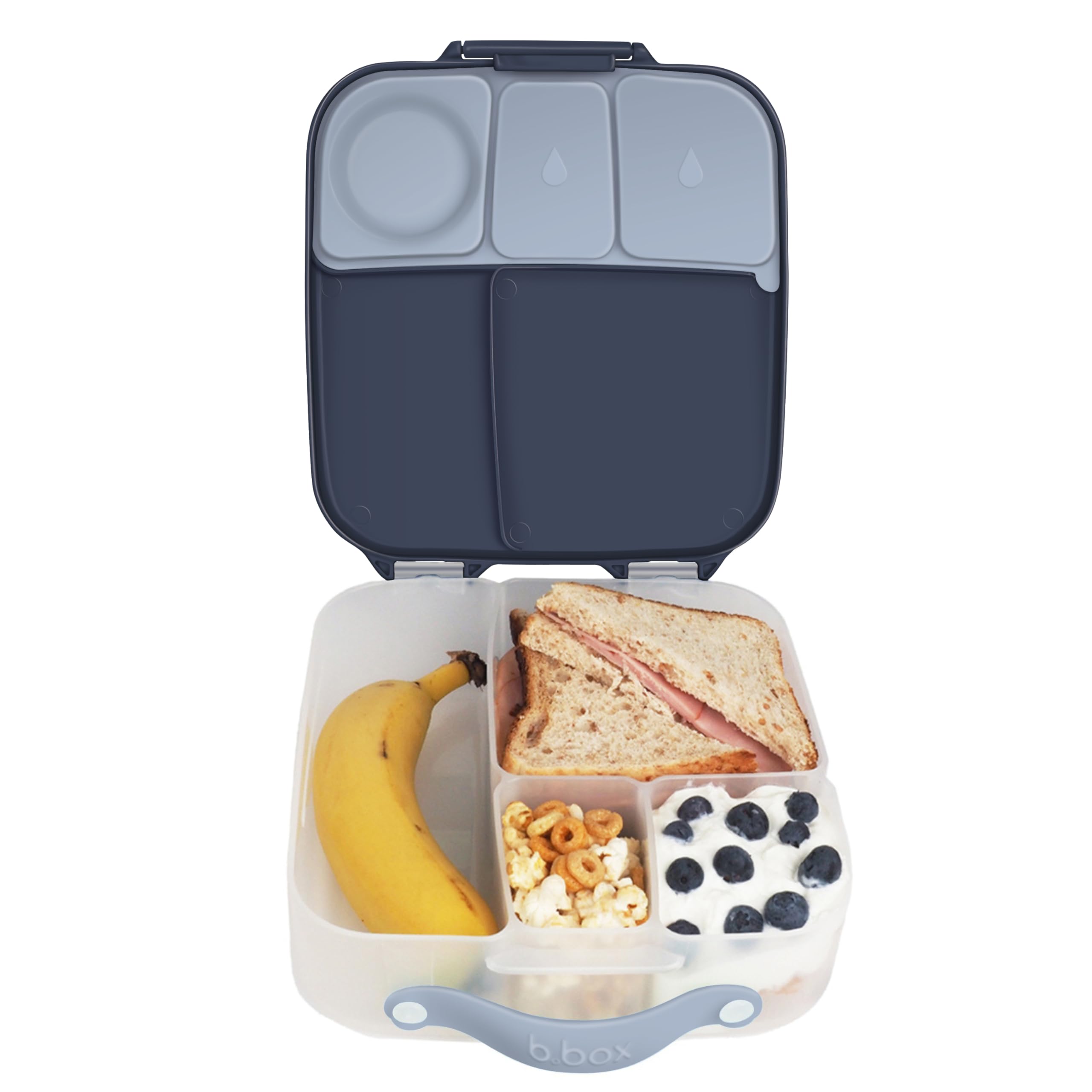 

Lunch Large Capacity Serves Comes with Ice Dishwasher Safe b.box Box, 2L, Picnic, 3-4, Leak-Resistant, Pack, [Authentic b.box Product] [Lunch Box]