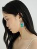 Lovuee Glass Cameo Earrings