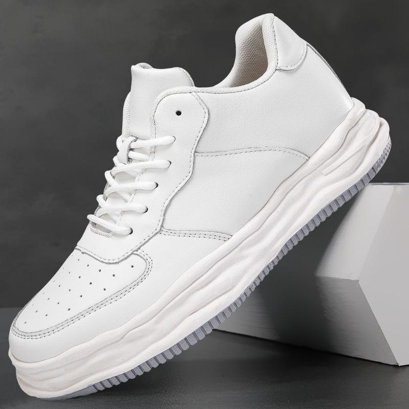 Fashion Men Elevator Shoes 6cm Height Increase Shoes 8cm Invisible Height Increasing Shoes Fashion Low Top Boots Lace Up Sneakers Shoes