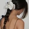 For Basic Satin Scrunchie_Large_Beige