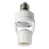 E27 Motion Sensor LED Bulb Holder - Wireless Smart Socket with Infrared Technology for Hands-Free Lighting