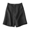 Women's Shorts High Waist Knee Length Shorts Comfy Cotton Linen Shorts With Pockets Summer