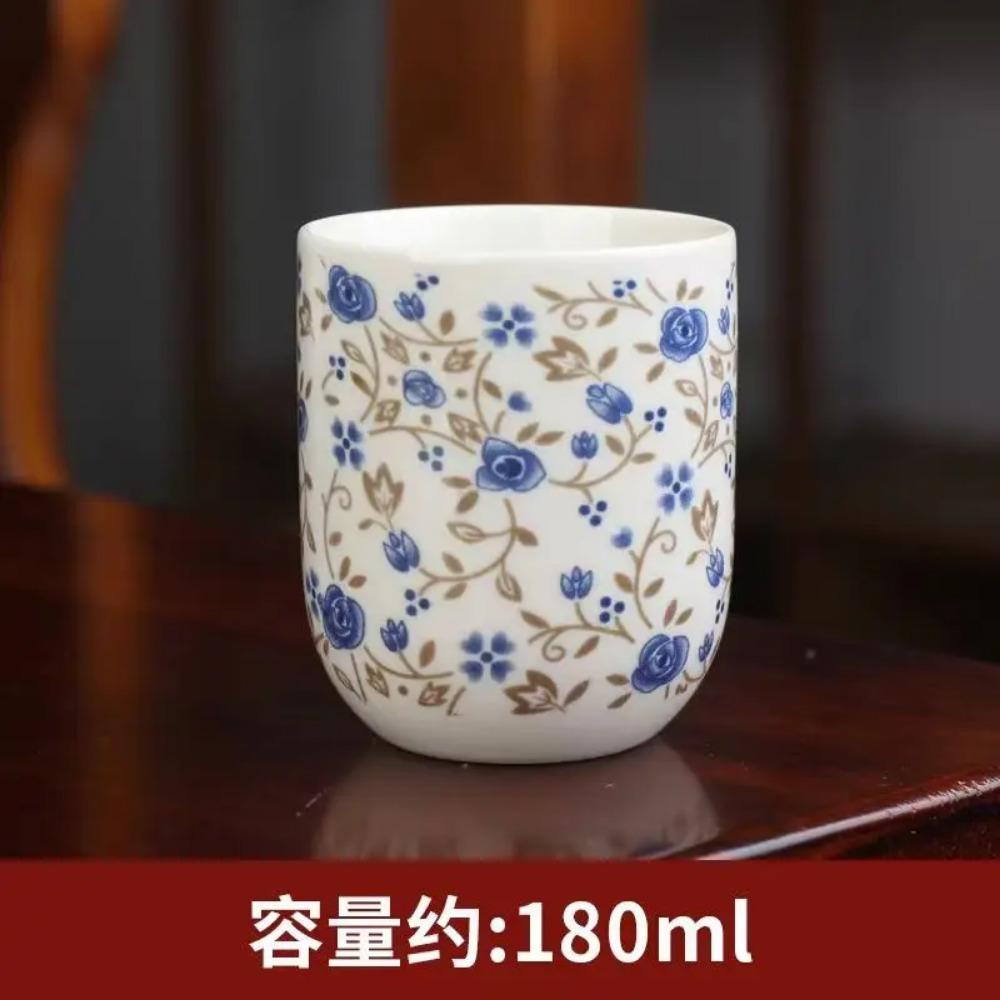 Yamada Japanischer Stil Handbemalt Unterglasurfarbiges Teekannen-Set mit Kanne und Tassen Teeset Erntedankfest