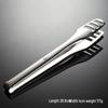 Stainless Steel Square Head Food Tongs