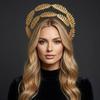 Vintage Sun Goddess Crown Wheat Ear Leaf Baroque Tiara Headband Halo Crown  Artistic Photoshoot