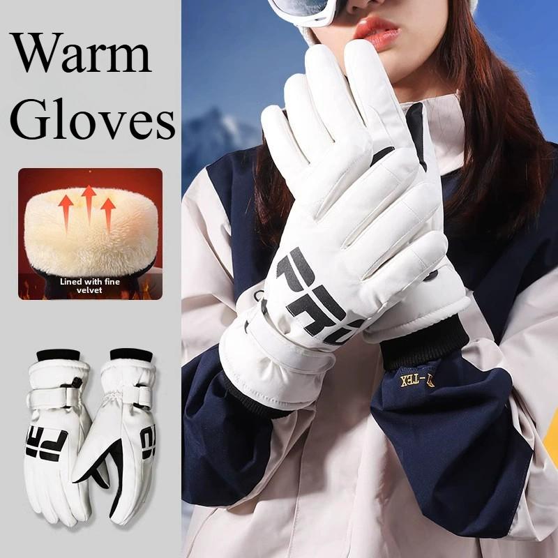 Non Slip Touch Ski Gloves Waterproof Warm Winter Sports Gloves Men's and Women's Gloves Snowboard Accessories