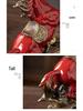 Figura de la Riqueza del Caballo del Zodiaco: Elegante Decoración para Sala de Estar u Oficina, Regalo Perfecto para Líderes o Ceremonias de Inauguración