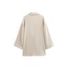 VAYLA Autumn Women Casual Blazer Coat Pants Set Long Sleeve Double Breasted Blazer + Wide Leg Trousers Lady Office Outfit