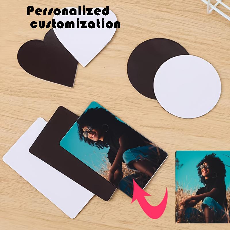 8pc DIY Photo Fridge Magnet Personalize Refrigerator Holiday Decor for Family Memories Friends Lovers Gift Vibrant Print Quality